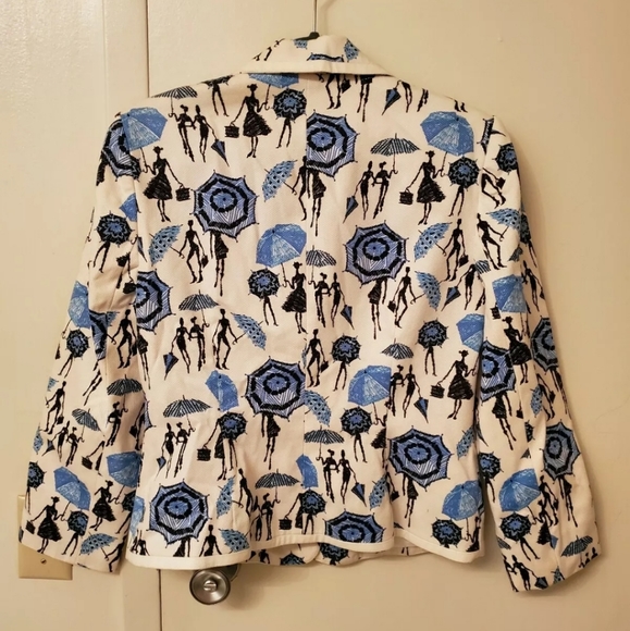 Womam's Two Button Coat / Blazer By Grace Elements - Picture 2 of 6